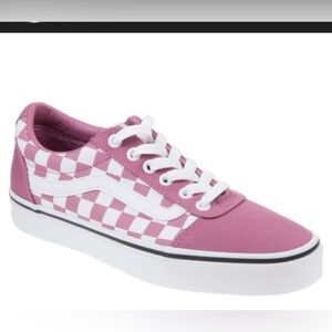 Vans Old Skool  Checkerboard Sneakers pink  rose size W 8.5 M 7 NWOT
